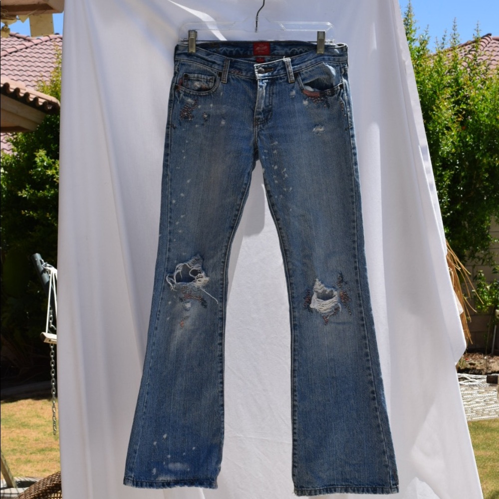 Abercrombie and Fitch y2k style low rise jeans